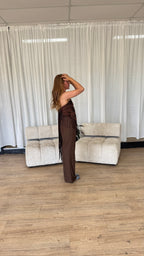 Sienna Fringe Top – Chocolate Brown