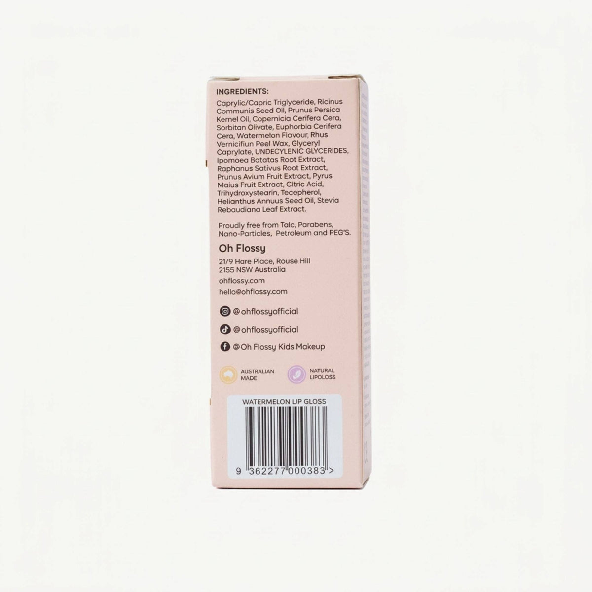 Oh Flossy Individual Natural Lip Gloss