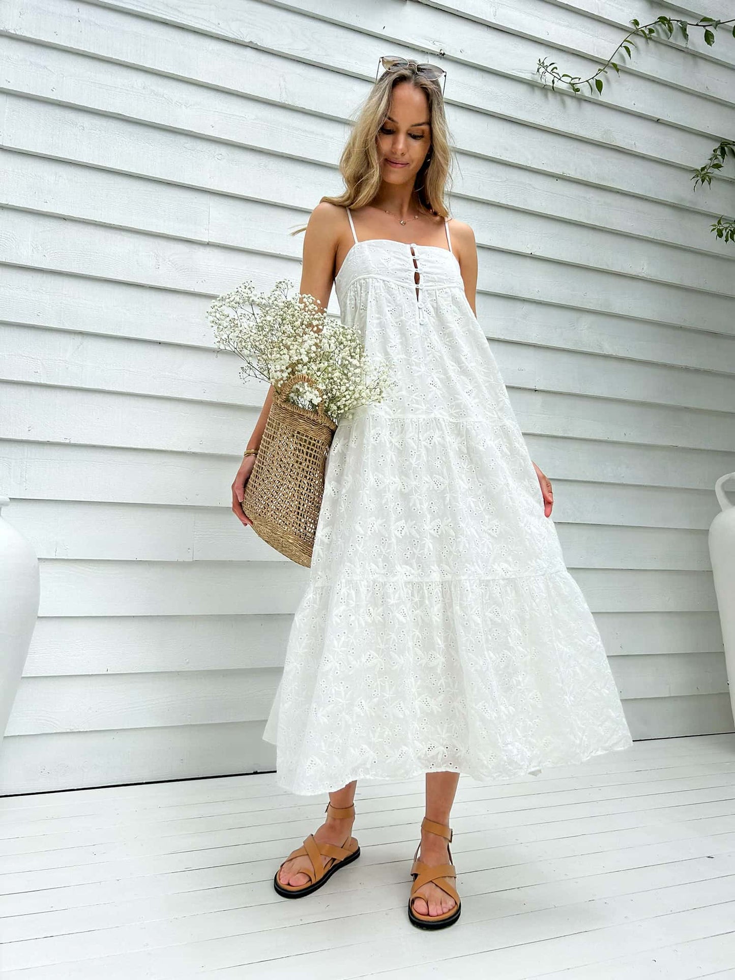 India Lace Maxi Dress