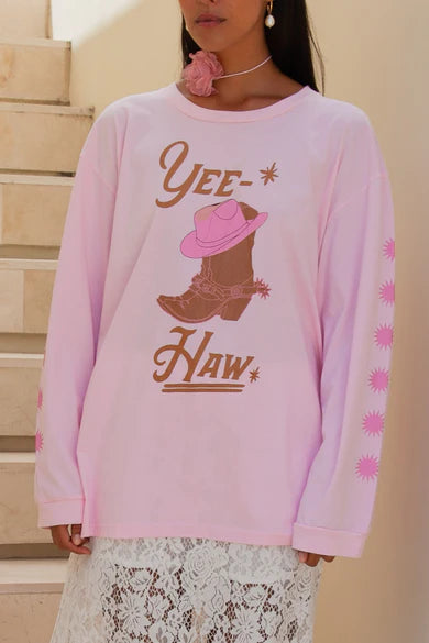 Yeehaw Long Sleeve Tee