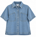 Bailey Denim Shirt  ~ Light Blue
