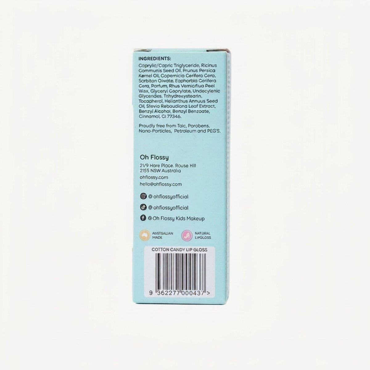 Oh Flossy Individual Natural Lip Gloss