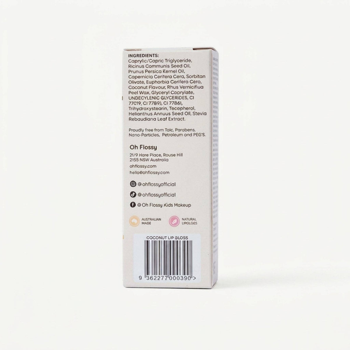 Oh Flossy Individual Natural Lip Gloss