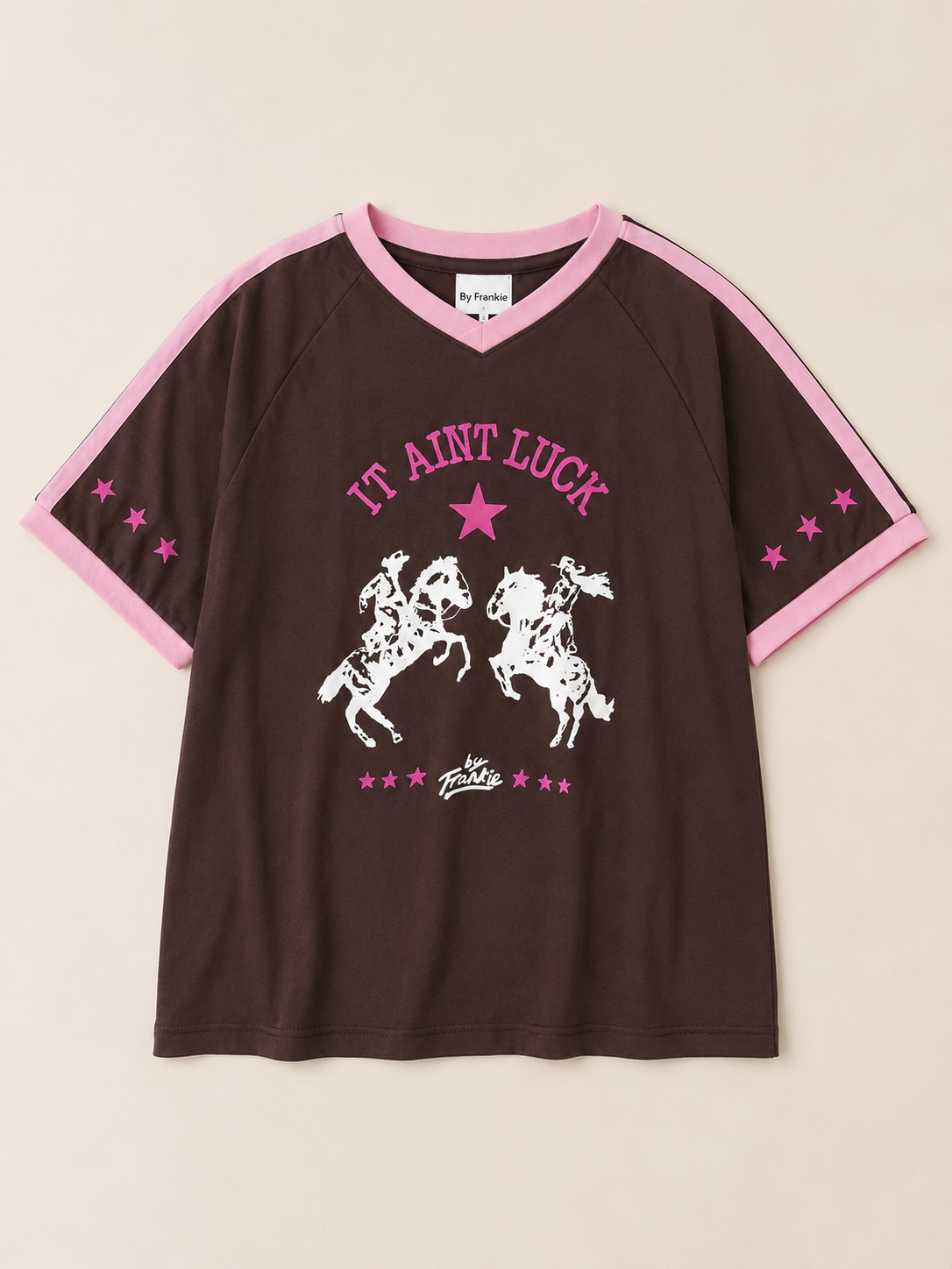 It Ain't Luck Tee – Pink