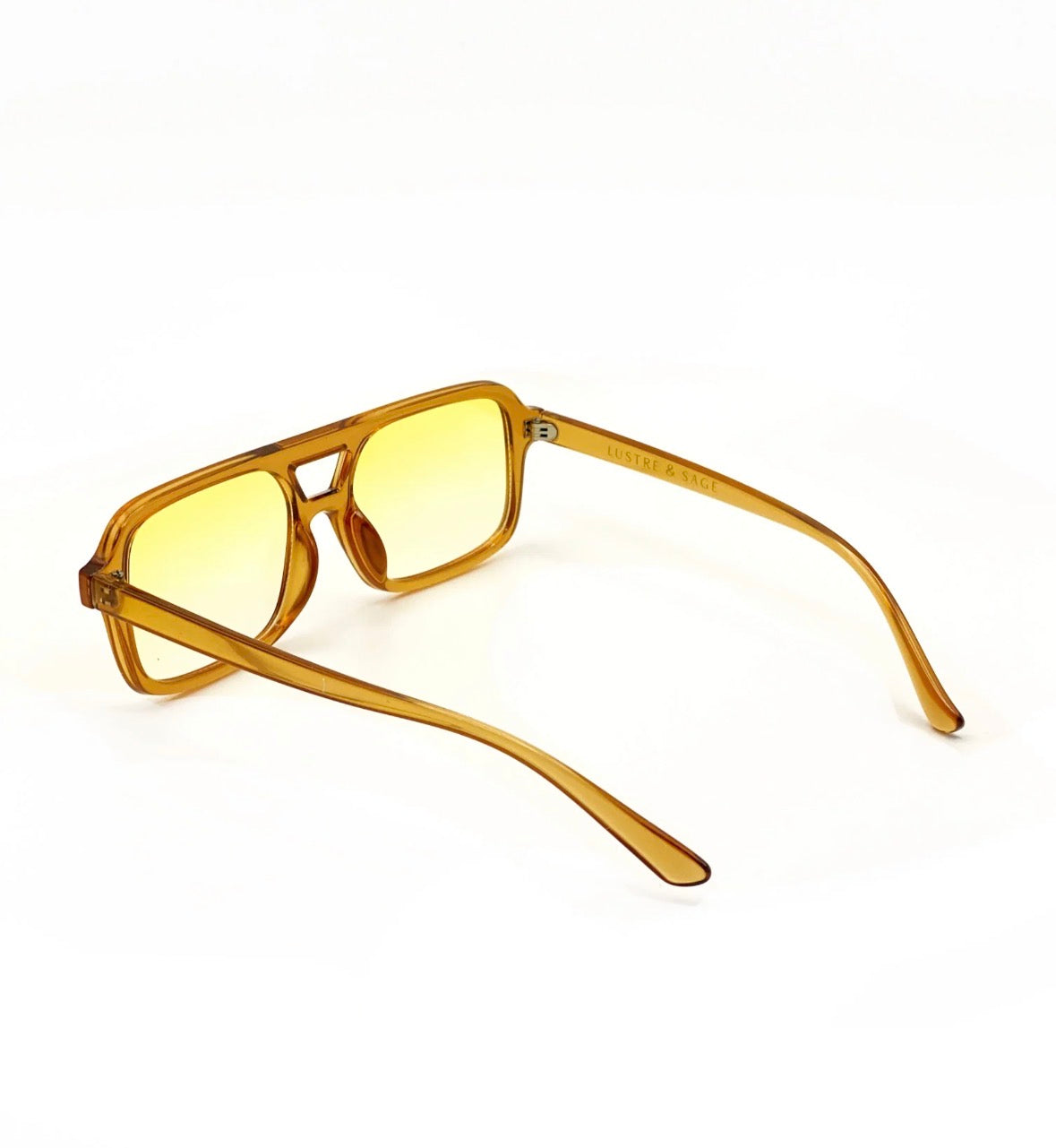 PARIS AVIATOR SUNGLASSES IN LATTE