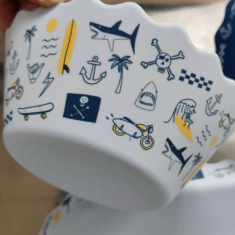 Rad Times Bowl and Plate Set