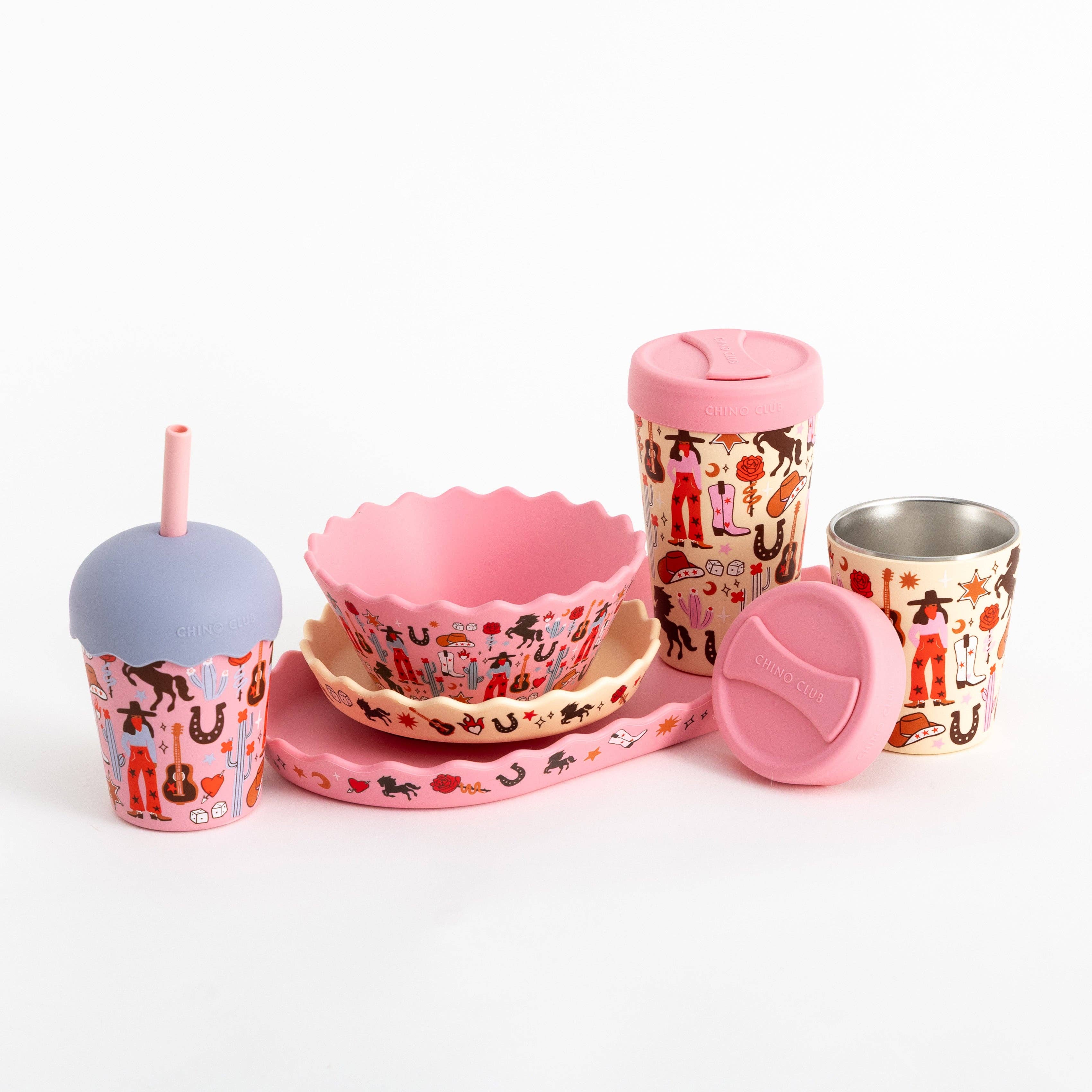 Cowgirl Mini Smoothie Cup & Straw
