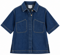 Bailey Denim Top ~ Dark Blue