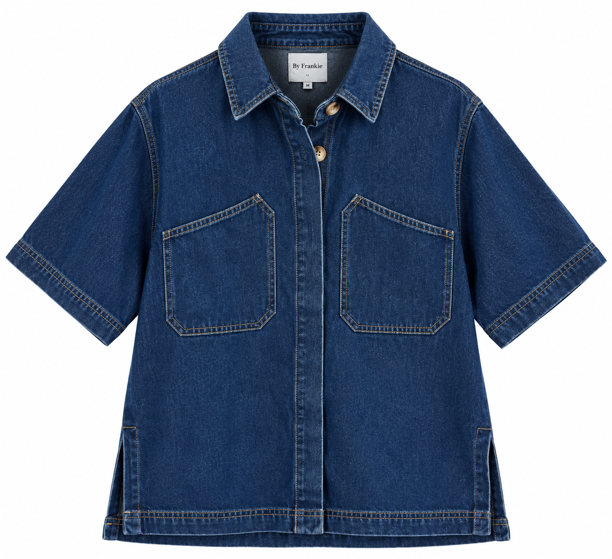 Bailey Denim Top ~ Dark Blue