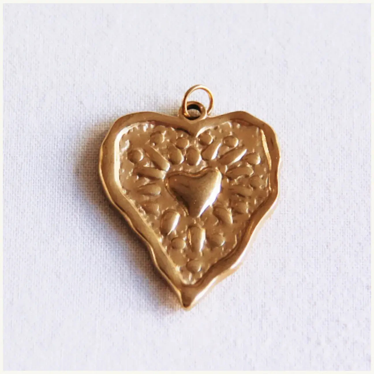 Solid Heart Xl Charm