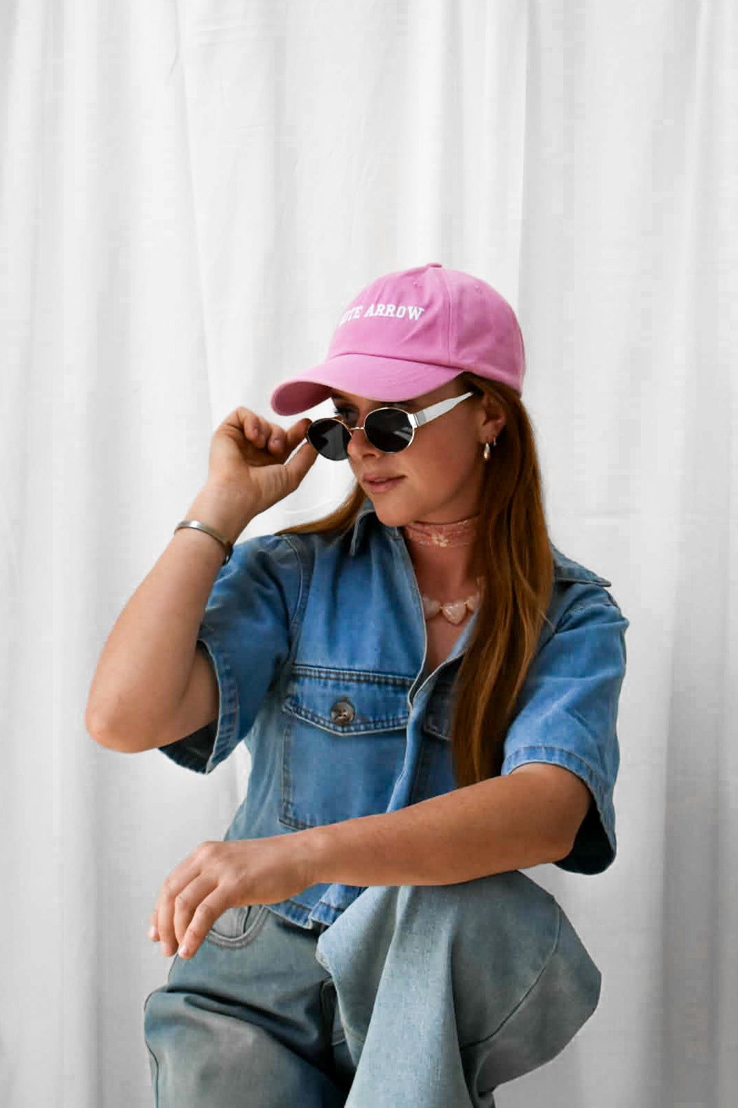 L&S ROUND METAL OVAL SUNGLASSES