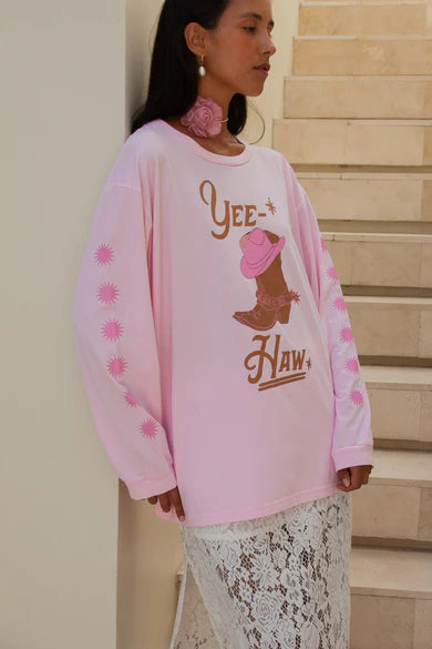 Yeehaw Long Sleeve Tee