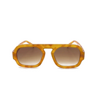 L&S RETRO AVIATOR SUNGLASSES IN VINTAGE TORT