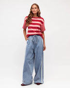 SORA TRACKIES DENIM PANTS
