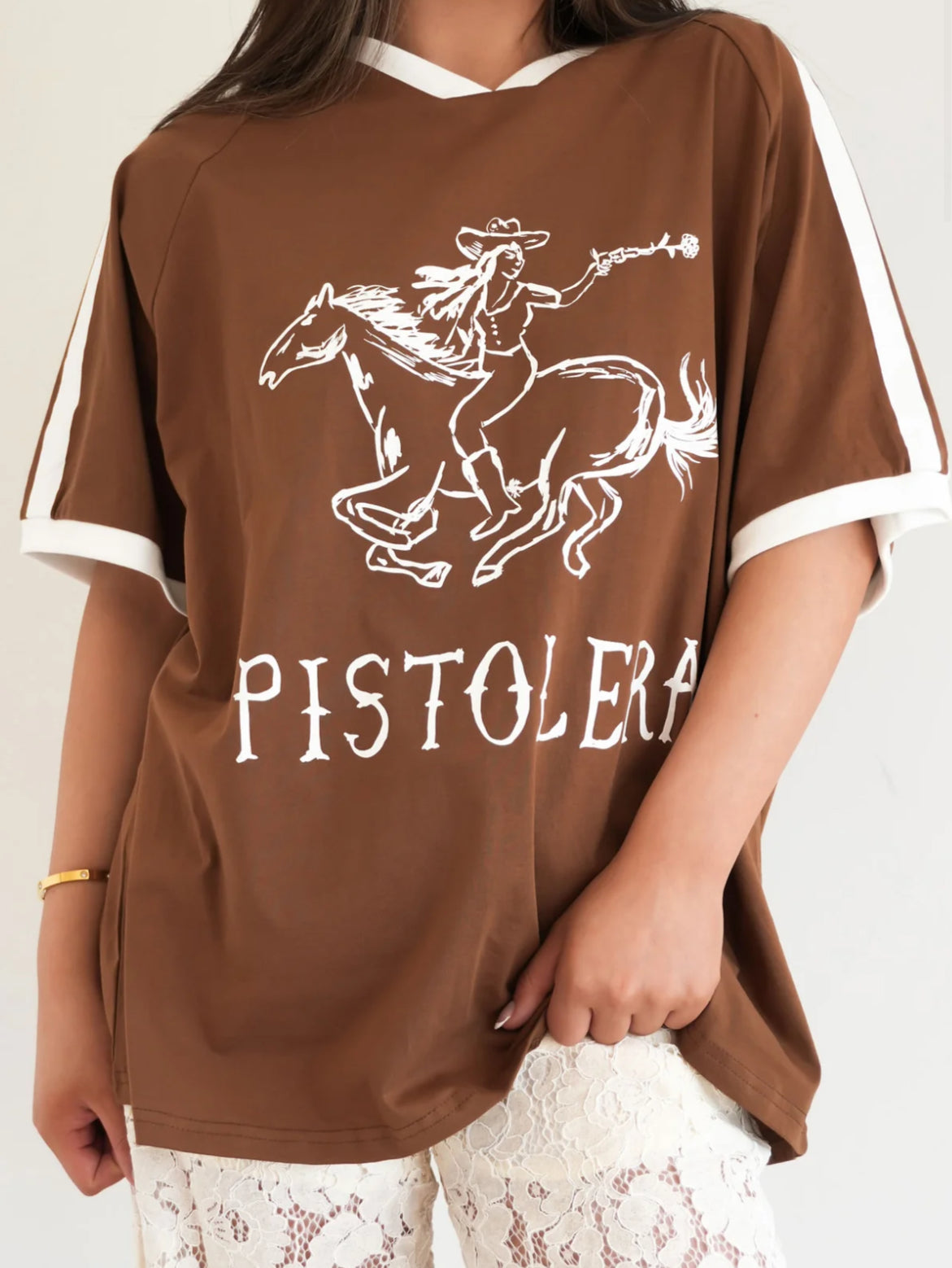 PISTOLERA TEE BROWN