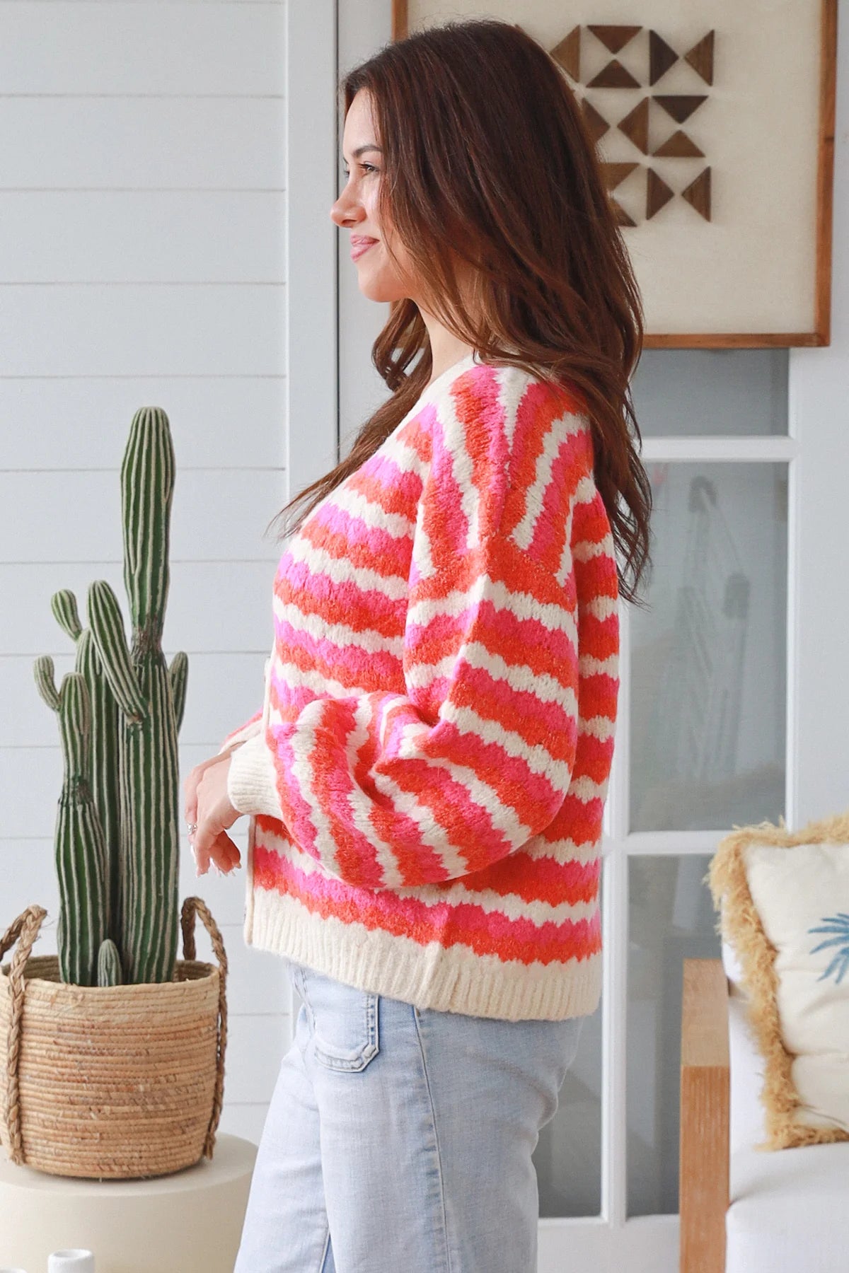 Sunset Stripe Cardigan