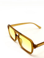 PARIS AVIATOR SUNGLASSES IN LATTE