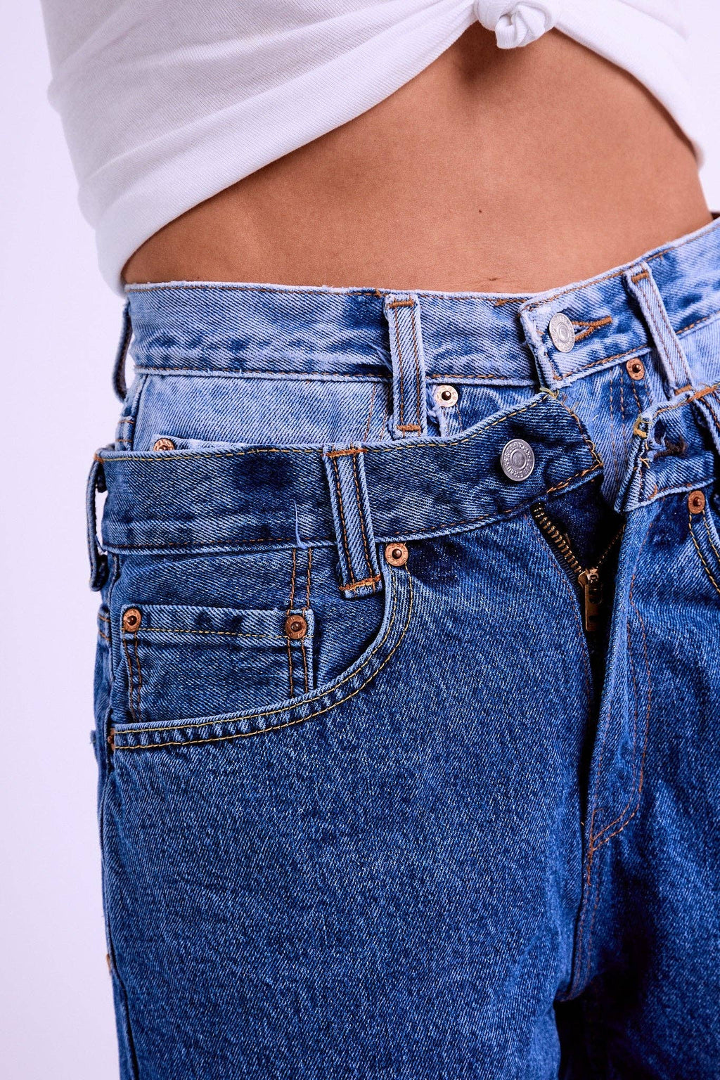 Vintage Levi's Relaxed Daisy Cut – Reworked Denim Shorts