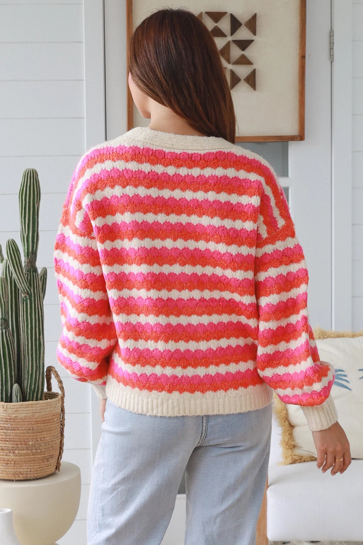 Sunset Stripe Cardigan