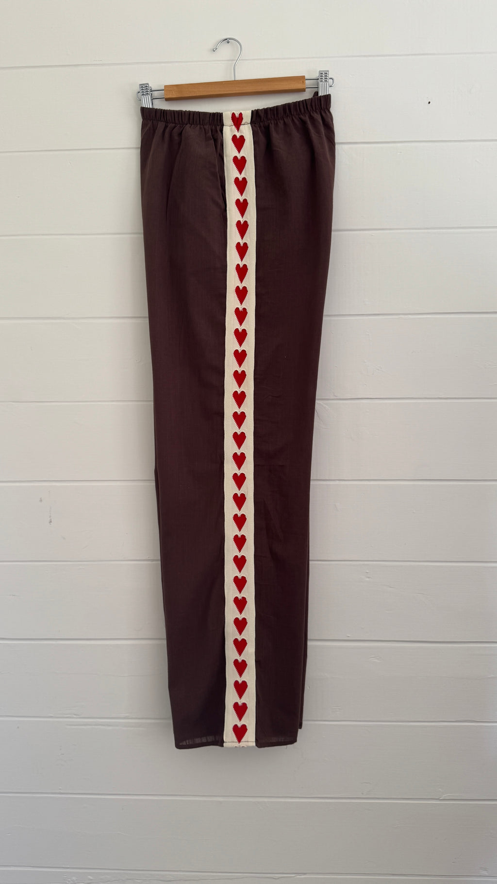 By Frankie / Racer Heart Pant -Chocolate