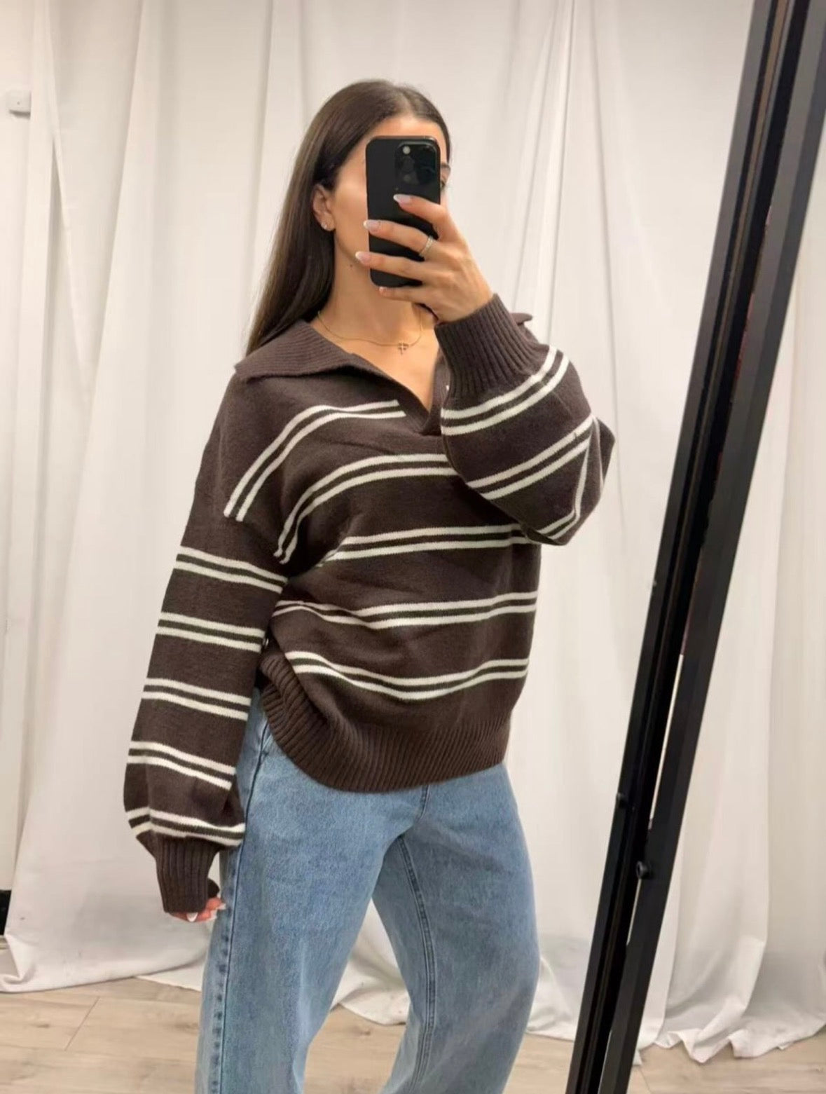 Harper Stripe Knit Jumper