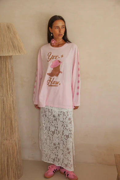 Yeehaw Long Sleeve Tee