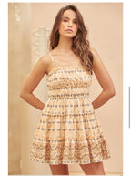 WILDE MINI DRESS - NECTAR