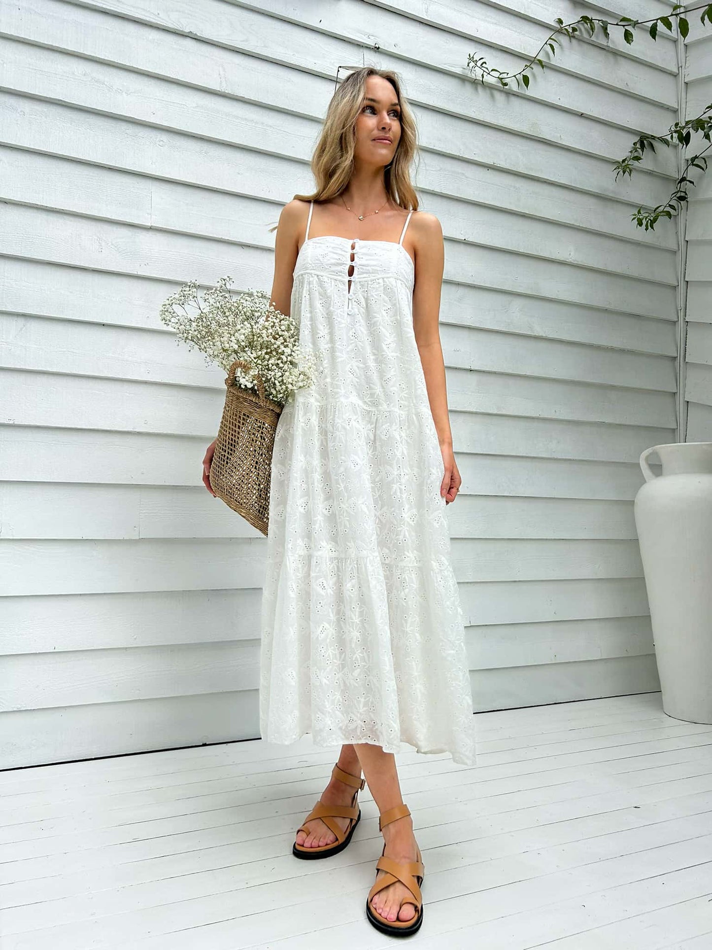 India Lace Maxi Dress