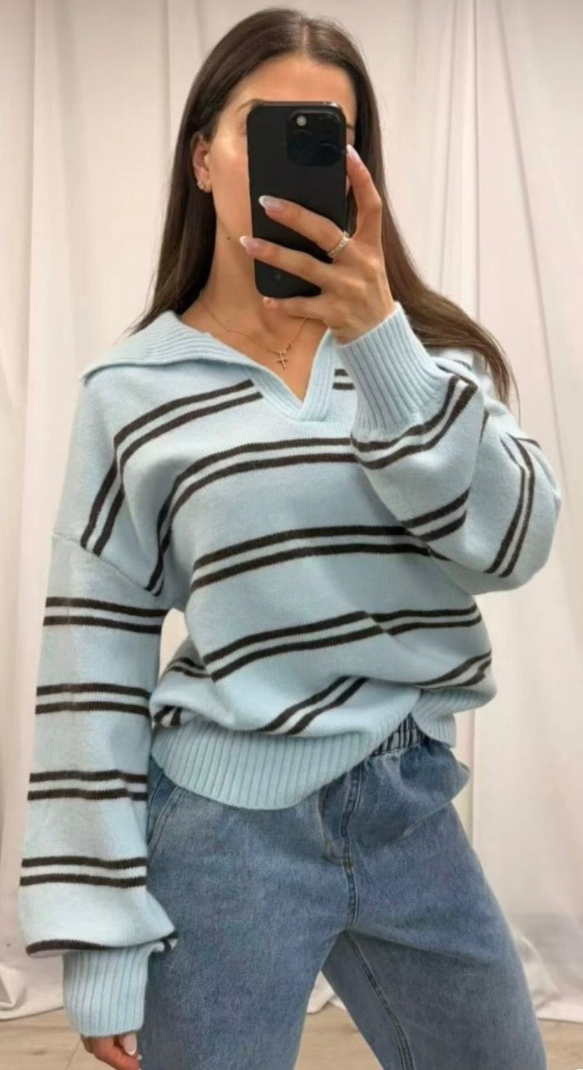 Skylar Stripe Knit Jumper