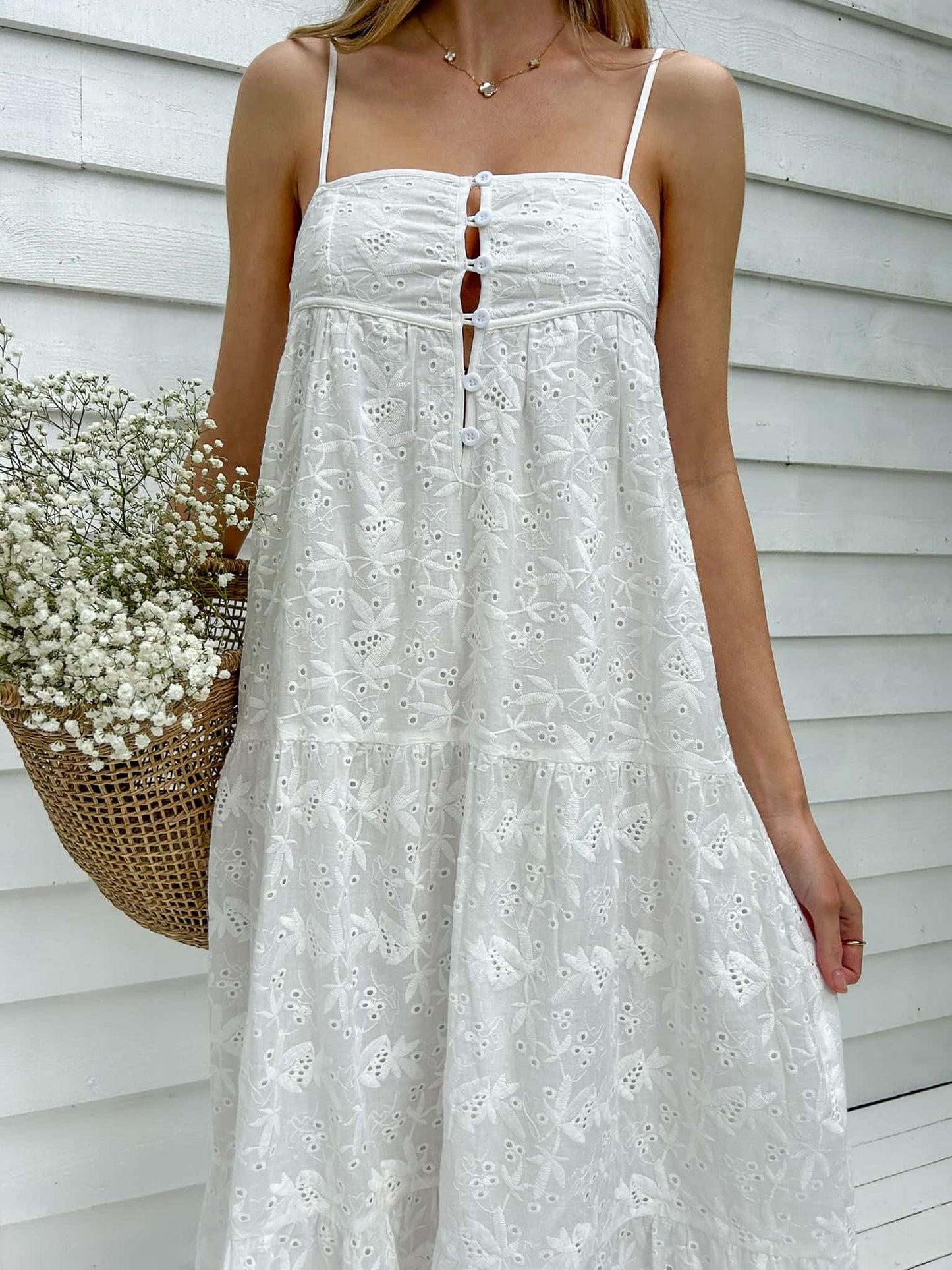 India Lace Maxi Dress
