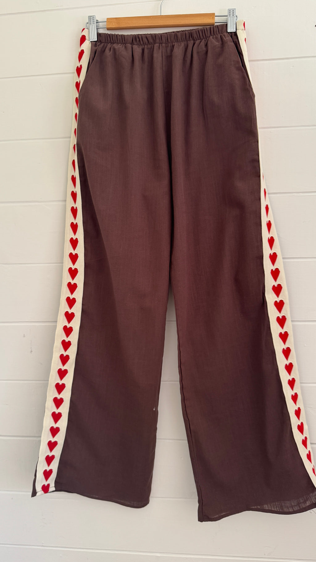 By Frankie / Racer Heart Pant -Chocolate