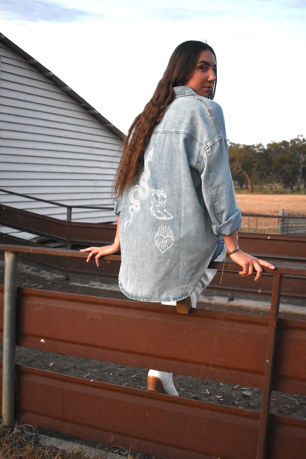 Cowgirl Fire In Her Heart Shirt