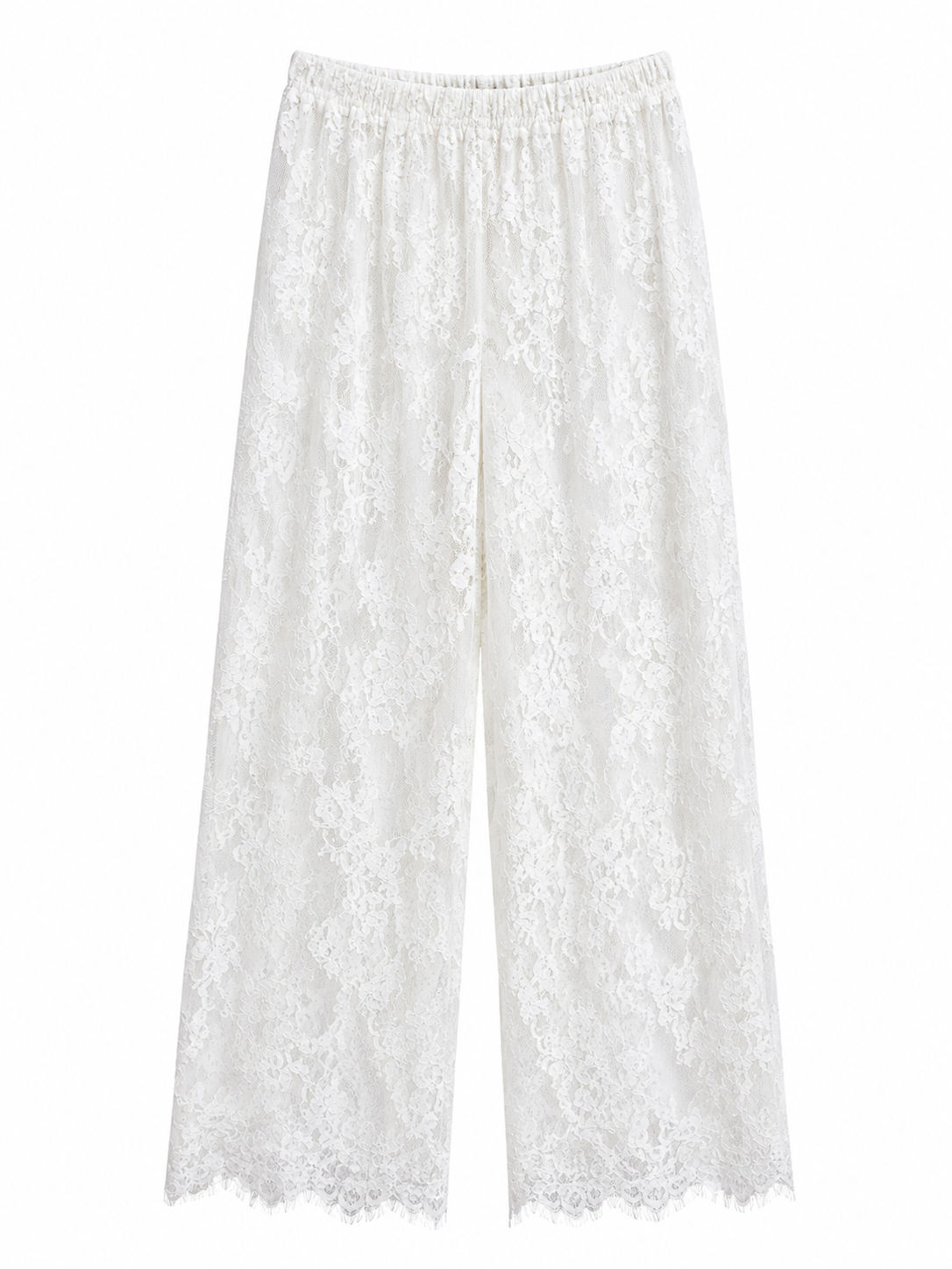 Lace Pants White