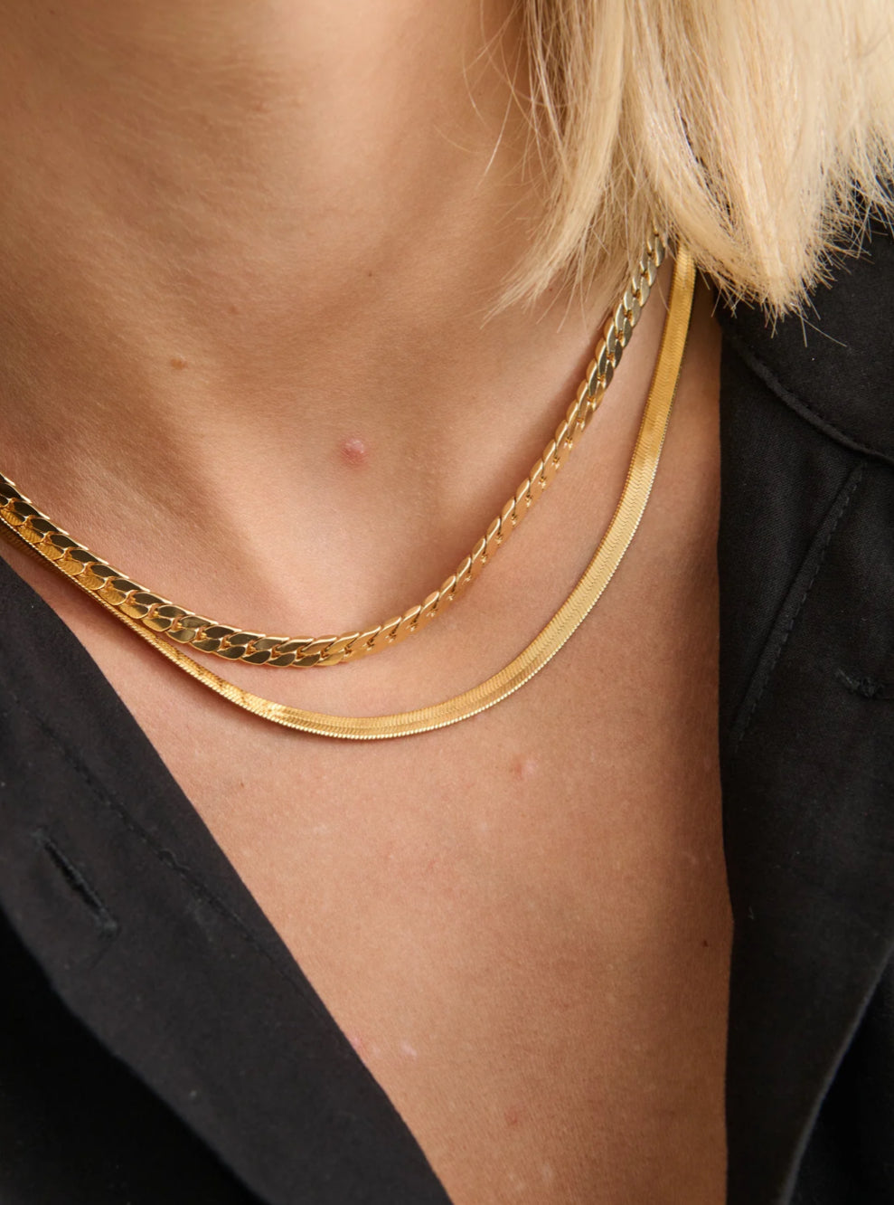 5MM CHAIN 18K GOLD PLATED NECKLACE