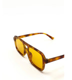 L&S PARIS AVIATOR SUNGLASSES IN VINTAGE TORT