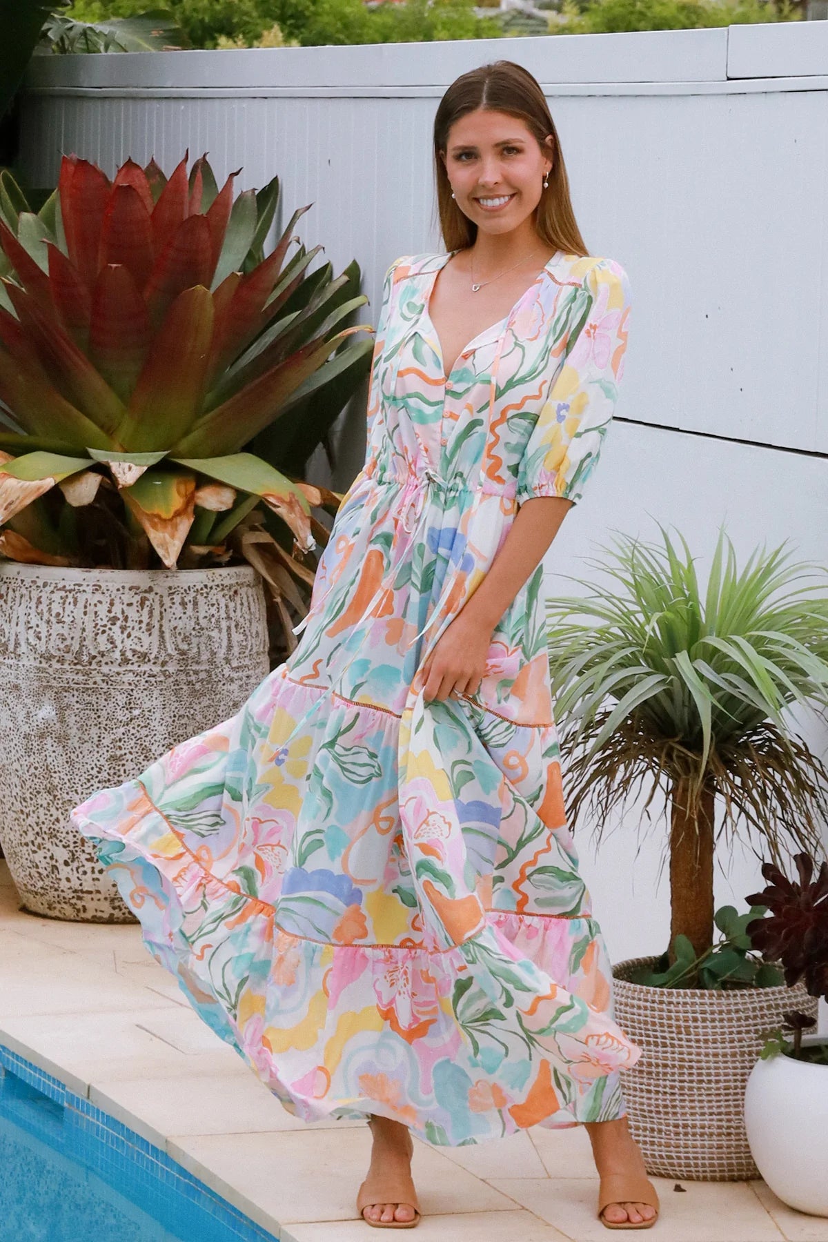 Kali Maxi Dress – White Arrow Boutique