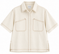Bailey Denim Shirt — Ivory