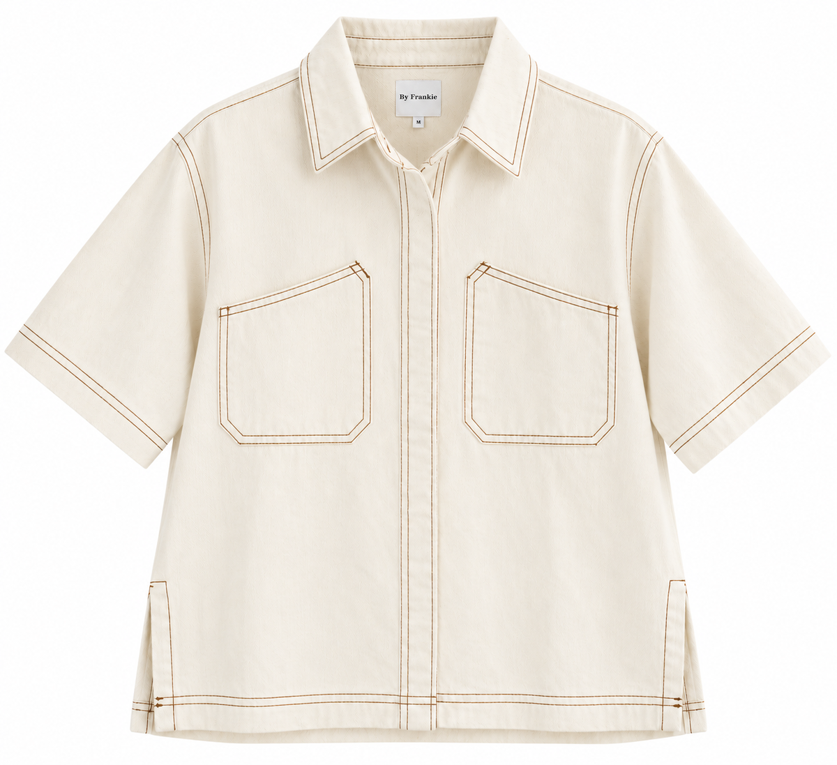 Bailey Denim Shirt — Ivory