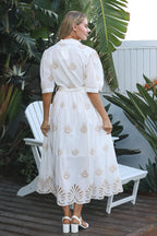 Amara Embroidered Maxi Dress