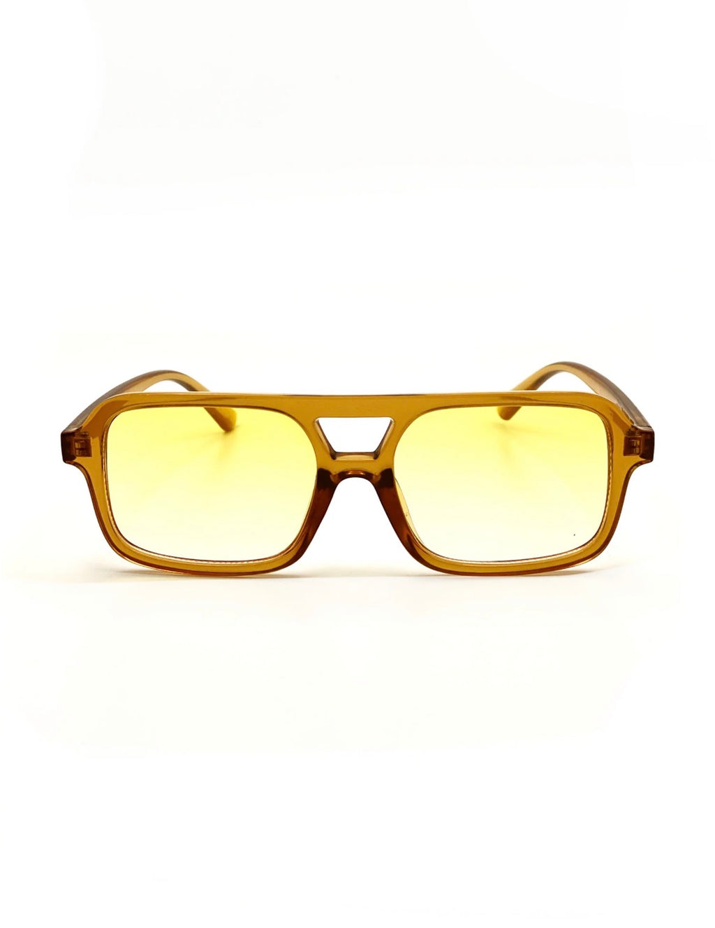PARIS AVIATOR SUNGLASSES IN LATTE