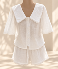Lilly Collar Top