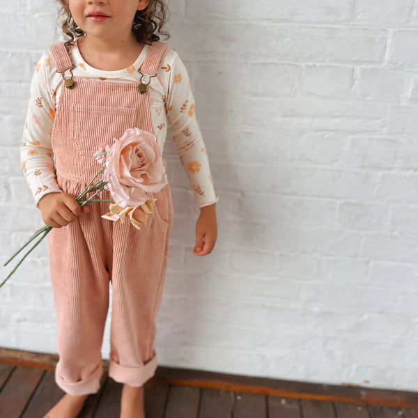 Harlo overalls | peachy pink