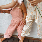 Harlo overalls | peachy pink