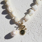 Rolled Shell Solis Necklace