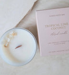 Floral soy candles: Summer Daze