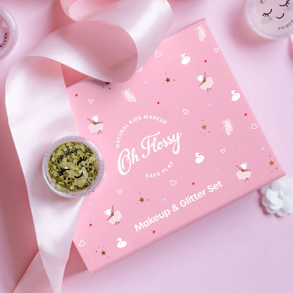 Oh Flossy Ballet Sparkle Makeup & Glitter Set